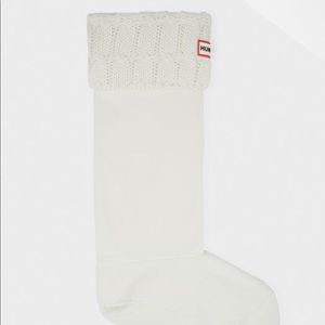 Cable knit hunter boot socks